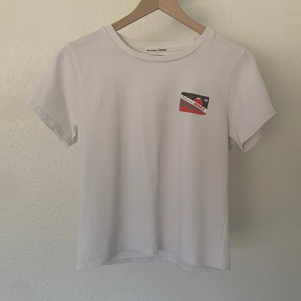 Greetings from mars reformation graphic tee